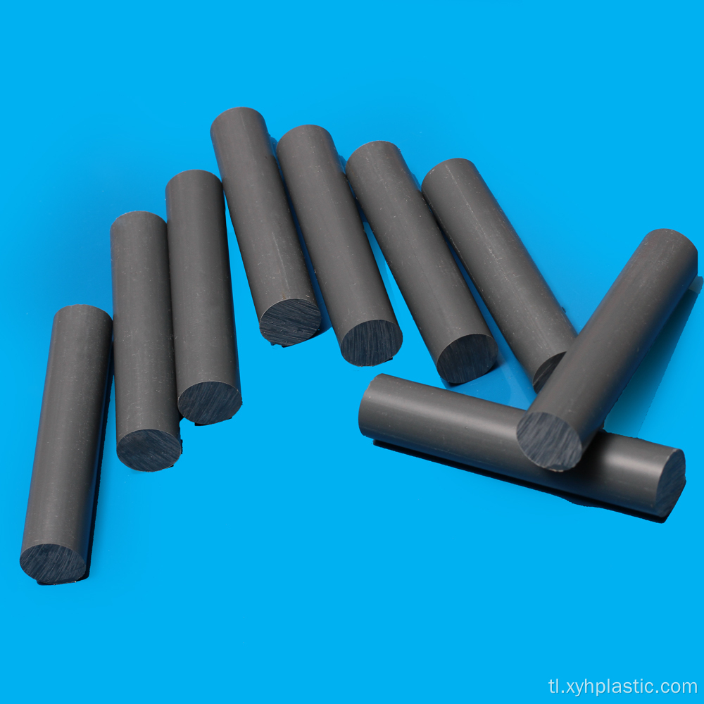 Gray Engineering Plastic Quality PVC Rod