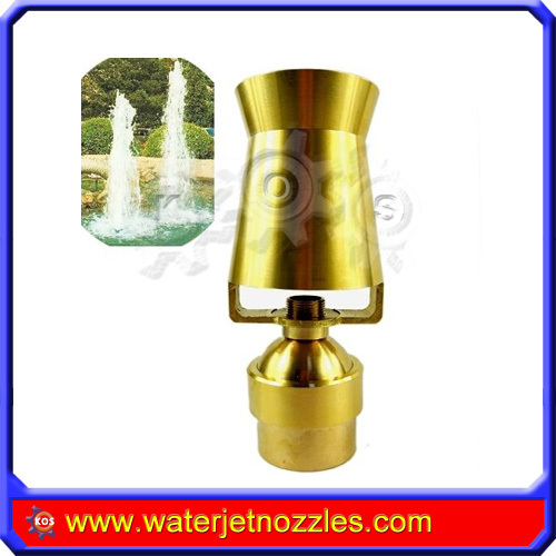 Adjustable Dn50 kuningan es menara Fountain Nozzle, Cedar Nozzle