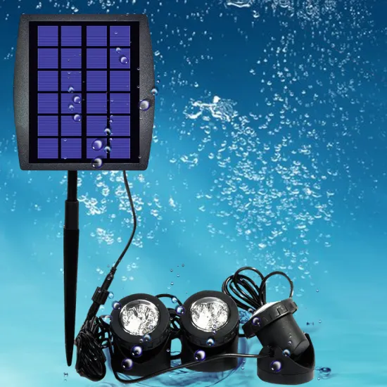 Underwater solar pond light