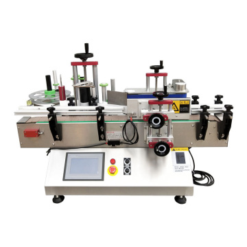 Automated Packaging Solutions: Desk Type Machines for Stickers and Date Printing on Various Containers