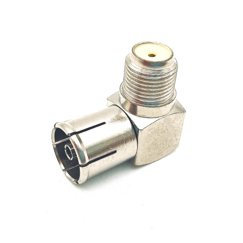 IEC PAL Female to F Female Coaxial Adapter