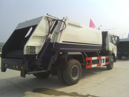 FAW compress garbage truck compactor waste truck