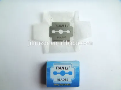 Corn blade for foot scrape