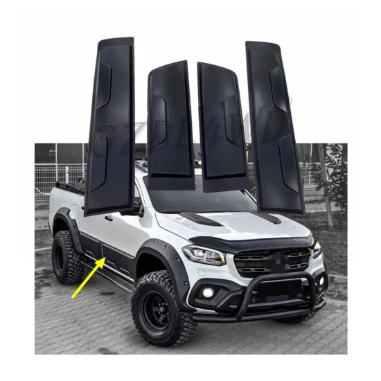 Side Door Molding Trims for Benz X-Class 2017 Body Cladding