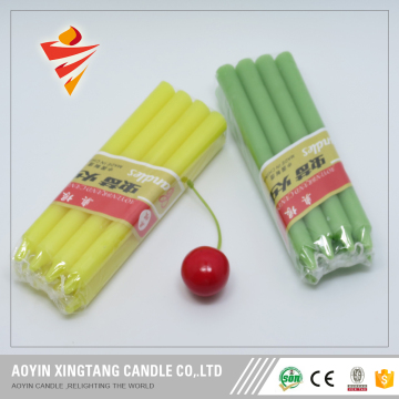 Home decoration light color candle