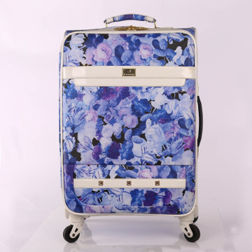 beachside tirp bags flower pattern travel suitcase