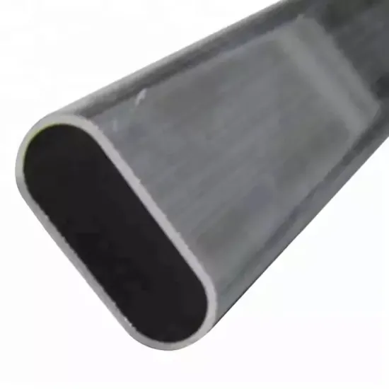aluminum extrusion flat oval aluminum tube pipe