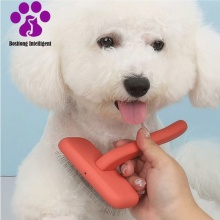 হ্যান্ডেল সহ পেশাদার পোষা চিরুনি