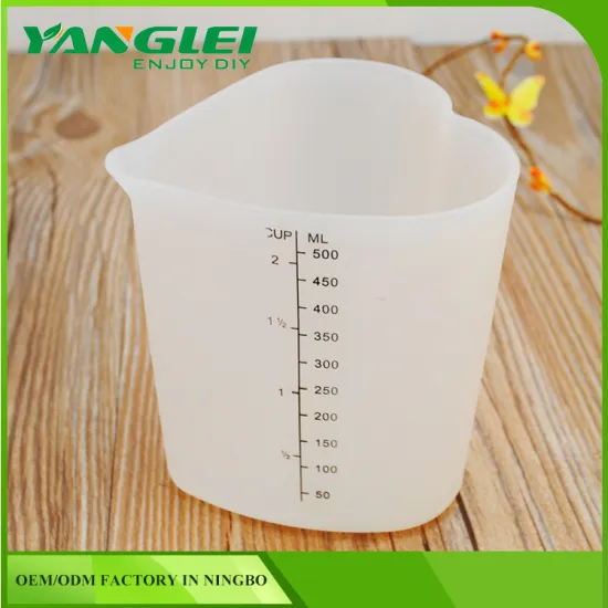 Silicone Measuring Stir & Pour Measure Cup Dishwasher Safe