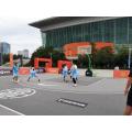 エンリオアウトドアバスケットボールフローリング3x3 FIBA​​認定