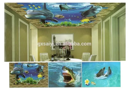 House Ceiling Decoration of 3D Acoustic Wall Aluminum Ceiling Tiles