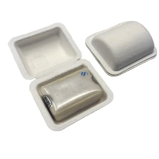 Pulp Molded Eco friendly Soap Paper Packaging Boxes