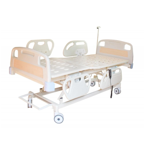 Wielofunkcyjne łóżko szpitalne z cichymi rycałami