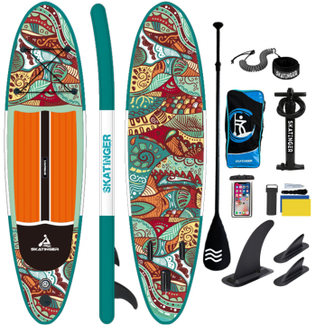 11.6\" Stand Up Paddle Board with Colorful Designs - Skatinger Inflatable Paddle Board