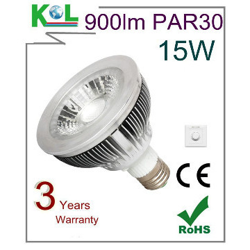 Superior 900lm 3000K LED Bulb PAR30 Spotlight