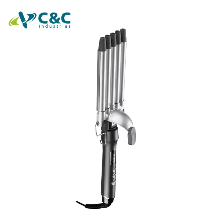 Elegant Electric Five Barrel Ceramic Rotating Curlers