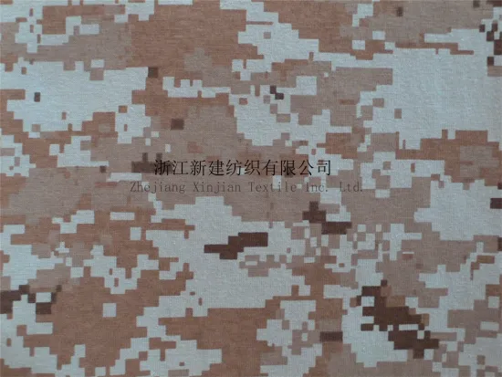 100% Cotton Knitting Camouflage Fabric