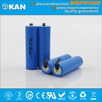 KAN 2.4V 2xAA 600mah Ni-MH rechargeable battery pack for personal care device