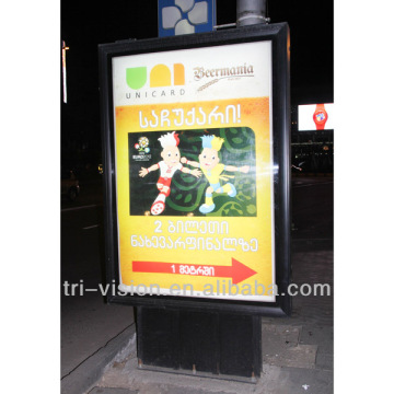 Advertising Scroller Backlight Box Unit standing Poster Frame