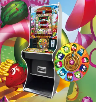 TSK Taiwan Arcade Mega Mario Slot Game Machine: Frutilandia with Roulette