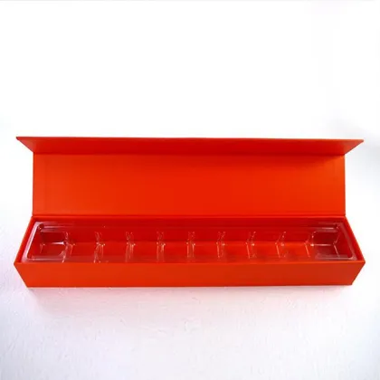 Truffle paper box with clear window