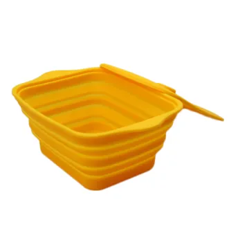 Food grade silicone steamer with cover lid