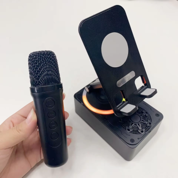 2024 Latest Wireless LED Karaoke Speaker with Portable Stand