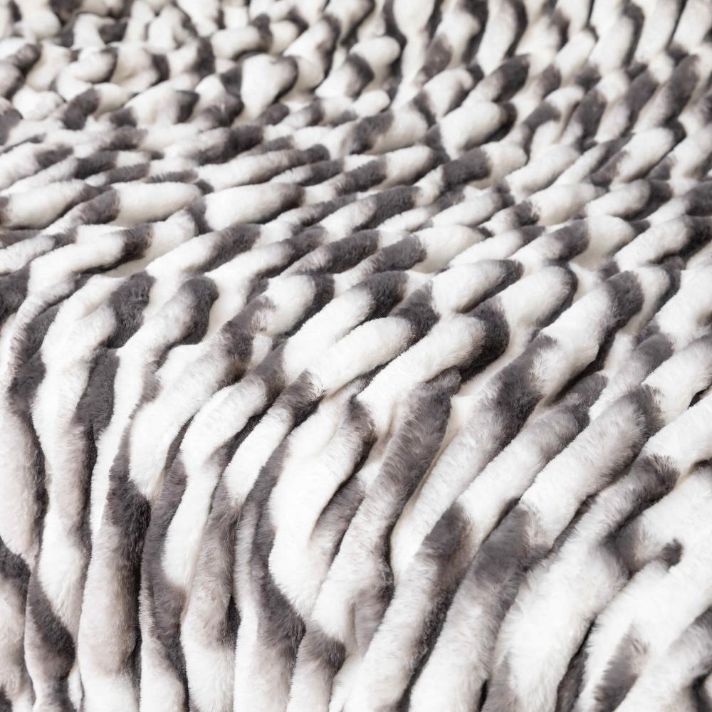 Manta de impresión digital de lana personalizada OEM de bajo MOQ