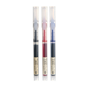 straight liquid roller pen with logo print