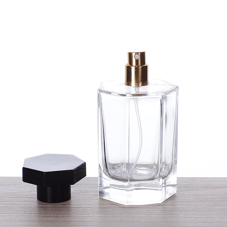 Hexagonal Shape Perfume Glass Bottles