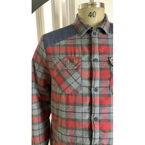 67%Cotton 30%Polyester 3% Rayon Jacket With Sherpa