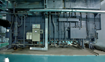 Water to water heat pump for heating