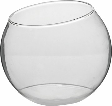 Custom made clear glass jars