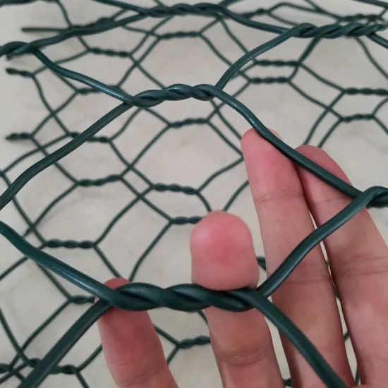 PVC High Zinc Aluminum Alloy Hexagonal Gabion Boxes for Dam Protection