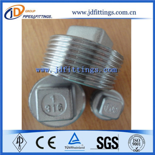 DIN2999 Thread Plug quadrado de aço inoxidável 3/4