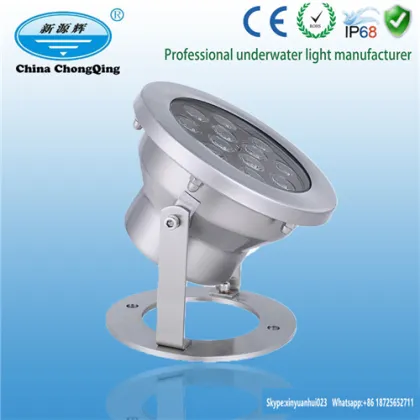 Pool lights underwater supply with 9W 12W 18W RGB LED pool lights