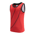 Mens Red Dry Fit Soccer Wear Vest