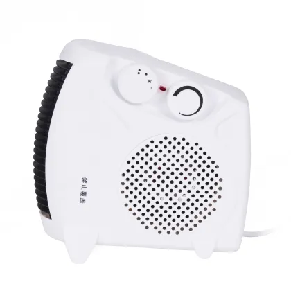 Portable Cool-Warm Wind Fan Heater with Rotation Function for Living Room
