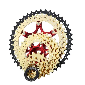 Universal MEROCA MTB Freewheel Compatible with Shimano, 8/9/10/11/12 Speeds, 11-46T to 11-52T Wide Ratio Cassette for Bicycle