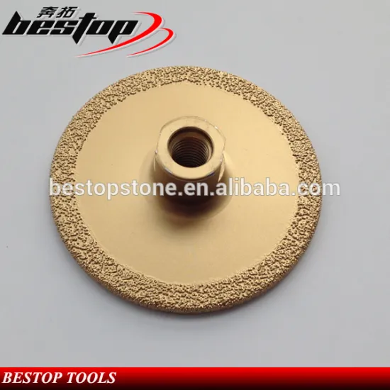 Bestop Vacuum Brazed Diamond Cutting Grinding Wheel for Stone