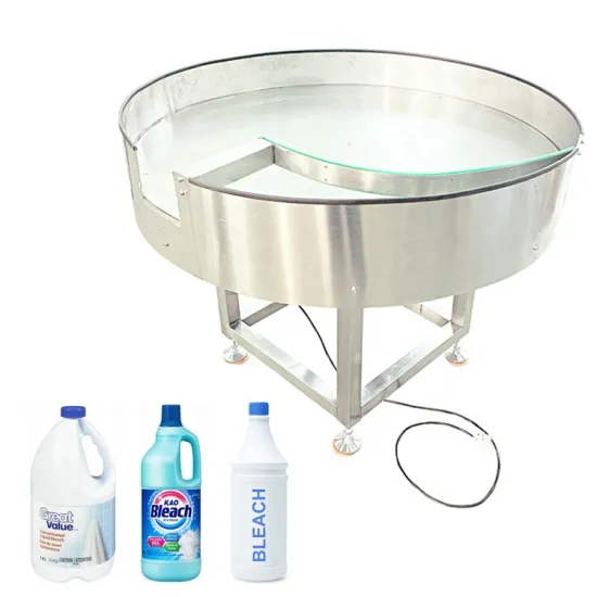 Automatic Rotary Bleach Bottle Collecting Turntable Machine