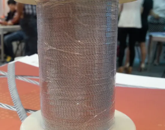 19X7 stainless steel wire rope 3/16in 316