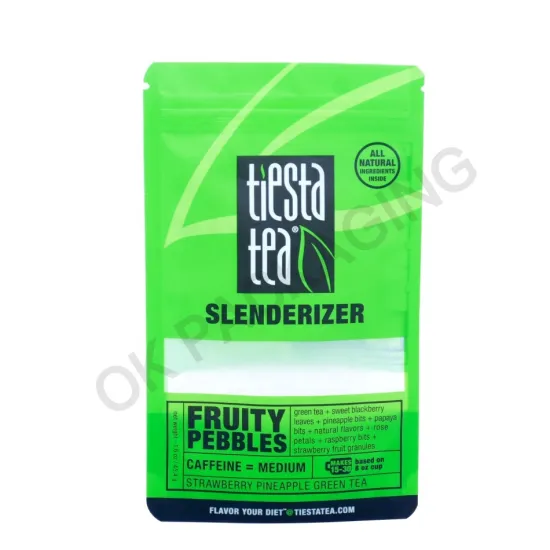 Custom Printed 250g Clear Window Spices Seasoning Packaging Bags with Security Features