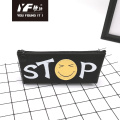 Popular top smile face style TPU pencil case