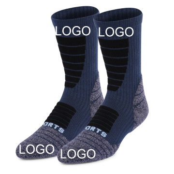 Custom High Quality Men's Merino Wool Socks - Moisture Wicking Cushioned Crew Socks