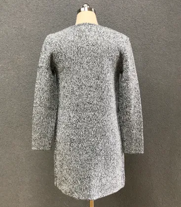 women`s  grey cardigan sweater