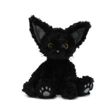 Catchdevon curly black cat doll birthday gift