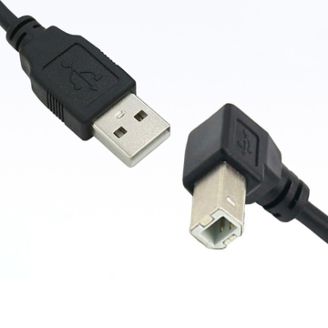 USB AM untuk BM turun kabel printer miring