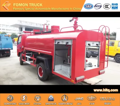 DONGFENG 4X2 rear rolling gate fire truck