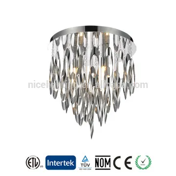 Metal drop light ceiling lights chrome ceiling lamp
